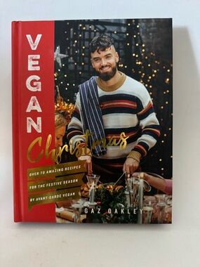 Vegan Christmas by Gaz Oakley - Holiday Cookbook hardcover